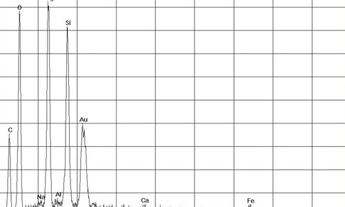 Imagen MEB amianto crisotilo en sello plano | © CRB Analysis Service GmbH